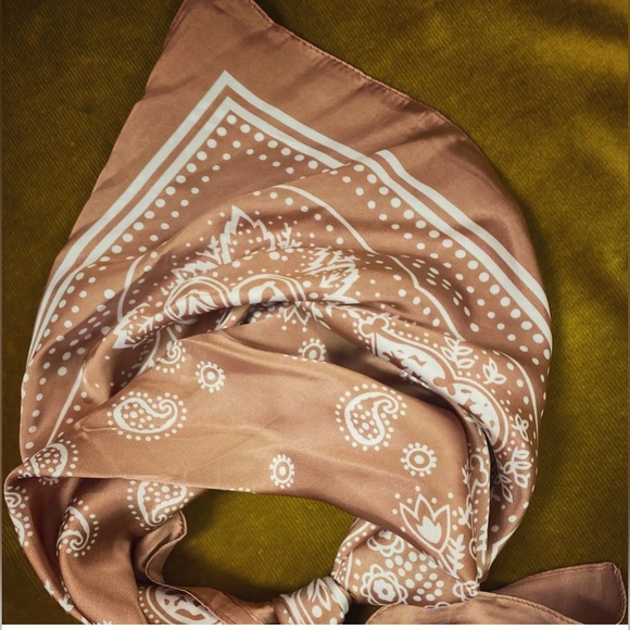 Accessories - Rose Gold Bandana Wild Rag